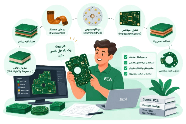 ساخت PCBهای خاص و سفارشی